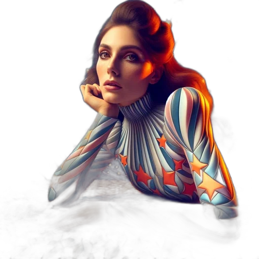 dress, jewelry, face, jacket, photorealistic, fantasy art, concept art, oil painting transparent PNG cut-out