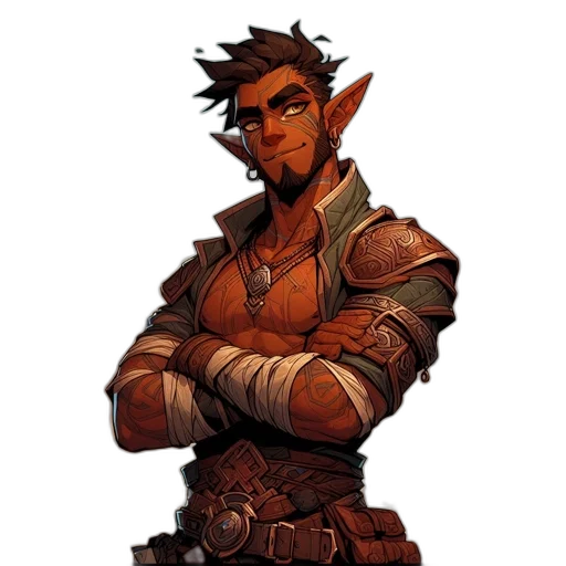 staff, face, fantasy art, concept art, pixel art, comic book art, earth tones, dark transparent PNG cut-out