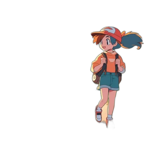 hat, weapon, staff, creature, concept art, pixel art, 3d render, anime transparent PNG cut-out