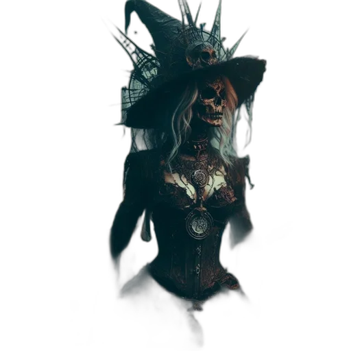 mask, creature, staff, crown, concept art, fantasy art, 3d render, pixel art transparent PNG cut-out