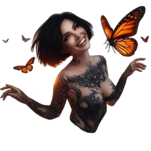 creature, dress, fantasy art, concept art, pixel art, photorealistic, beachside, sunset transparent PNG cut-out