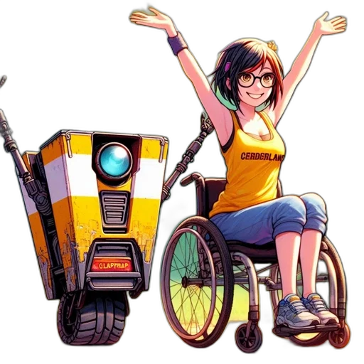 robot, car, concept art, pixel art, comic book art, cartoon, sunlit, forest transparent PNG cut-out