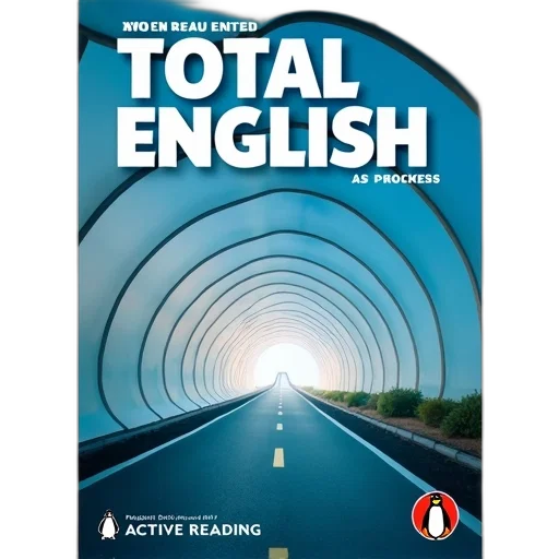 cover, total, english, textbook, blue, white, color, scheme transparent PNG cut-out