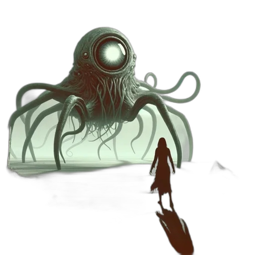 creature, animal, robot, hair, concept art, fantasy art, pixel art, watercolor transparent PNG cut-out