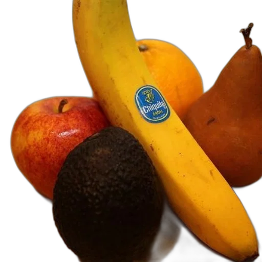 food, crown, staff, animal, photorealistic, 3d render, chiquita, banana transparent PNG cut-out