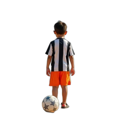 animal, weapon, photorealistic, 3d render, young, boy, striped, shirt transparent PNG cut-out