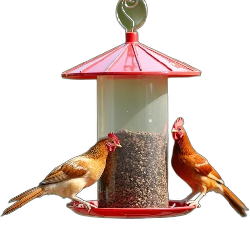 food, 3d render, hanging, poultry, feeder, redi transparent PNG cut-out