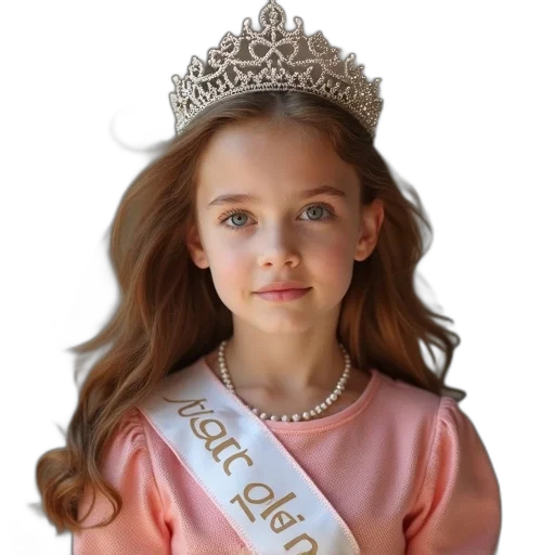 crown, jewelry, dress, face transparent PNG cut-out