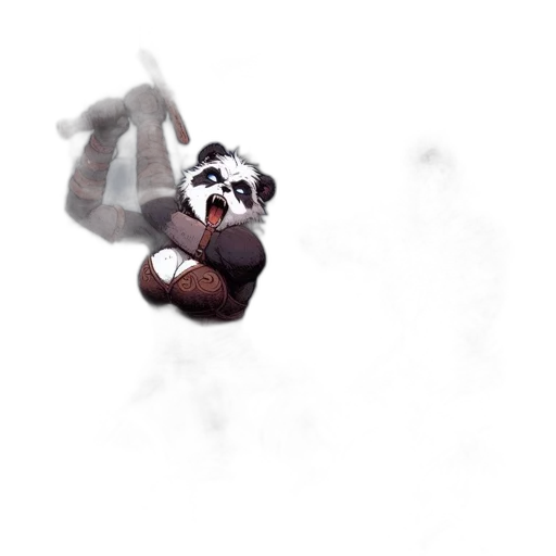 creature, animal, mask, staff, concept art, pixel art, 3d render, photorealistic transparent PNG cut-out