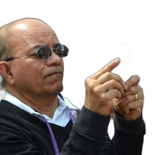 staff, jacket, weapon, face, man, wearing, sunglasses, takes transparent PNG cut-out