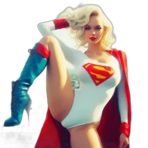 comic book art, concept art, fantasy art, photorealistic, illustration, features, female, character transparent PNG cut-out