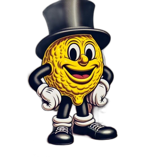 robot, food, hat, creature, 3d render, cartoon, concept art, photorealistic transparent PNG cut-out