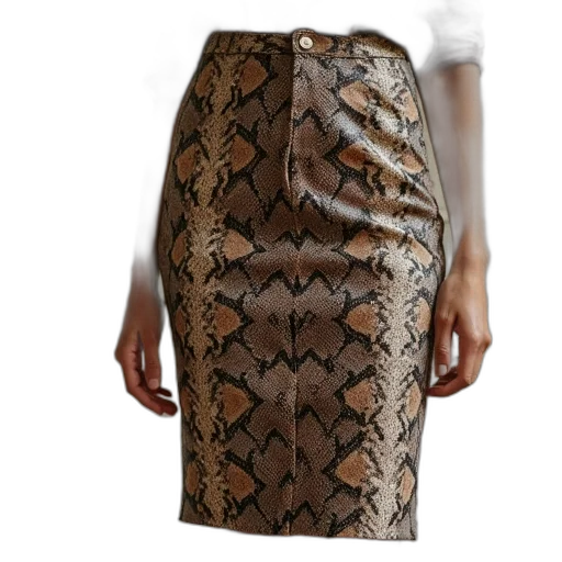 dress, jacket, earth tones, snake transparent PNG cut-out