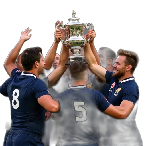 crown, scotland, rugby, team, celebrate, aviv, cup, after transparent PNG cut-out