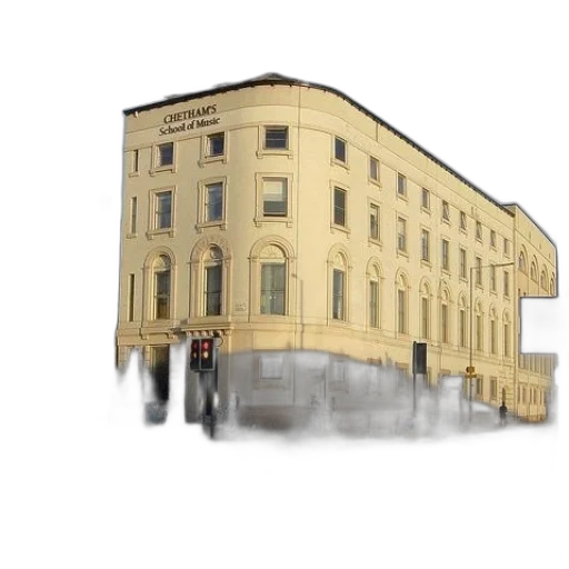building, furniture, 3d render, photorealistic, concept art, watercolor, city street, large transparent PNG cut-out