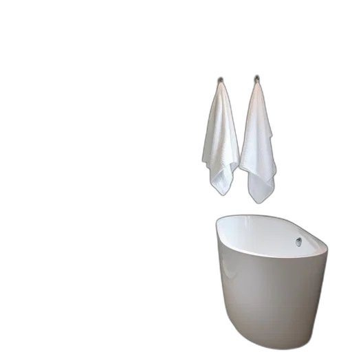furniture, 3d render, photorealistic, earth tones, modern, bathroom, large, walk-in transparent PNG cut-out