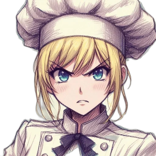 staff, hat, food, face, anime, pixel art, cartoon, watercolor transparent PNG cut-out