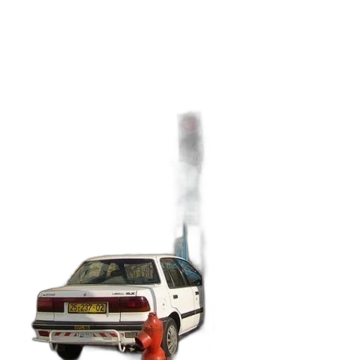 car, robot, weapon, staff, vaporwave, photorealistic, 3d render, concept art transparent PNG cut-out