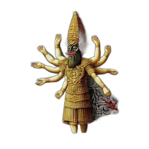 jewelry, staff, crown, mask, 3d render, concept art, fantasy art, photorealistic transparent PNG cut-out