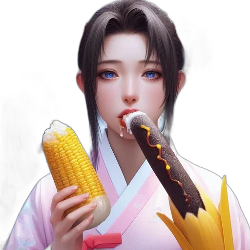 food, staff, weapon, face, fantasy art, concept art, pixel art, photorealistic transparent PNG cut-out