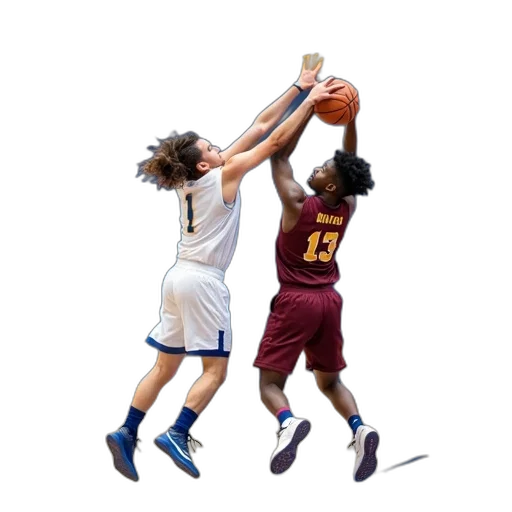 basketball, game, progress, two, players, court, one, player transparent PNG cut-out