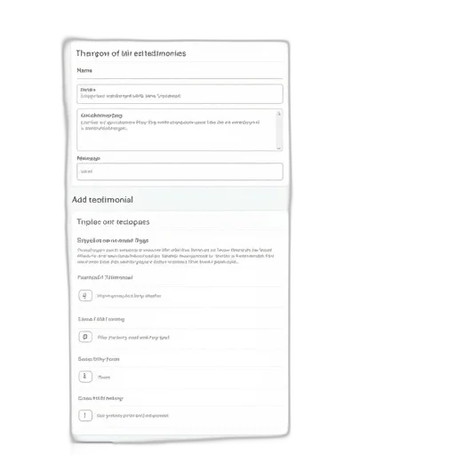 screenshot, website, testimonial, page, form, add, new, includes transparent PNG cut-out