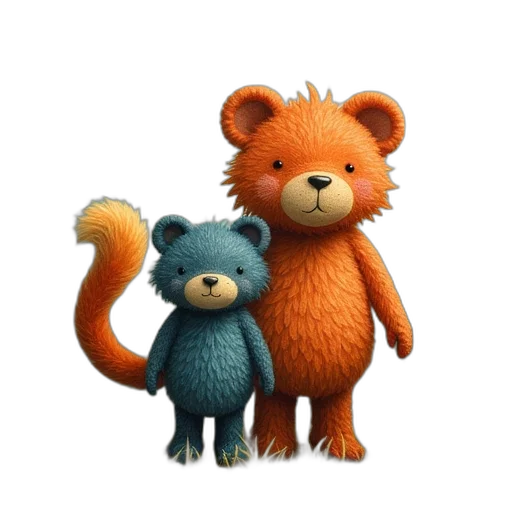 3d render, concept art, cub, team transparent PNG cut-out