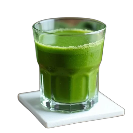 food, 3d render, photorealistic, green, glass, filled, vibrant, smoothie transparent PNG cut-out