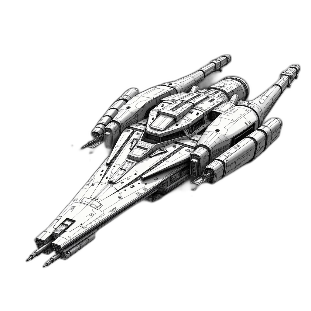 weapon, concept art, 3d render, photorealistic, outer space, detailed, sketch, futuristic transparent PNG cut-out