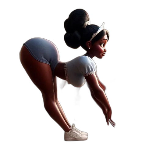 3d render, concept art, photorealistic, pixel art, animated, scene, shows, curvaceous transparent PNG cut-out
