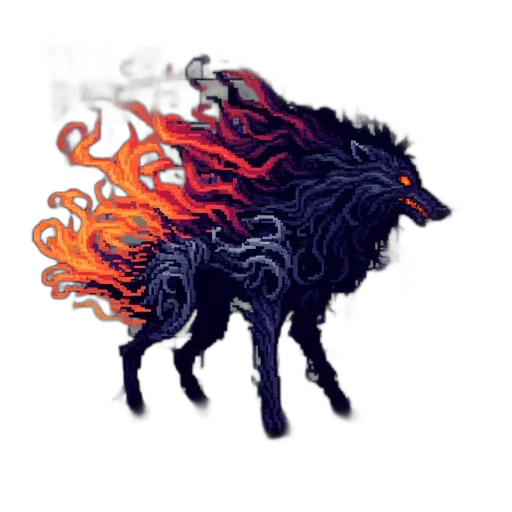 dragon, creature, animal, staff, fantasy art, pixel art, concept art, watercolor transparent PNG cut-out