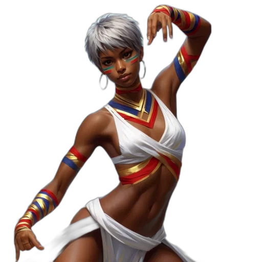 staff, fantasy art, concept art, pixel art, comic book art, female, character, silver transparent PNG cut-out