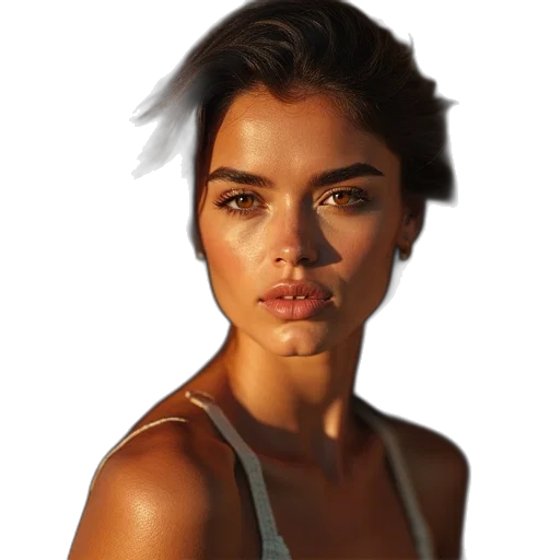 face, jewelry, hair, mask transparent PNG cut-out