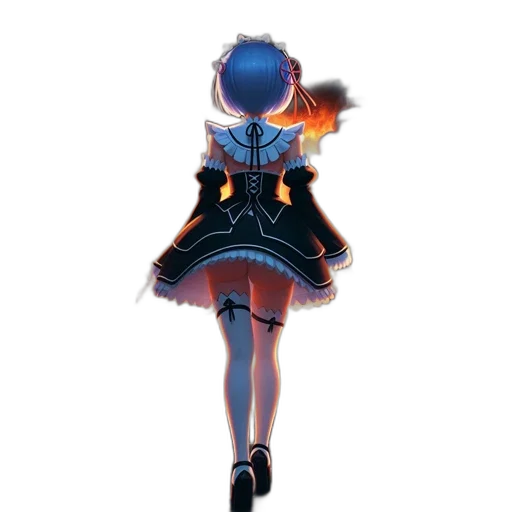 dress, jacket, staff, crown, concept art, pixel art, 3d render, anime transparent PNG cut-out