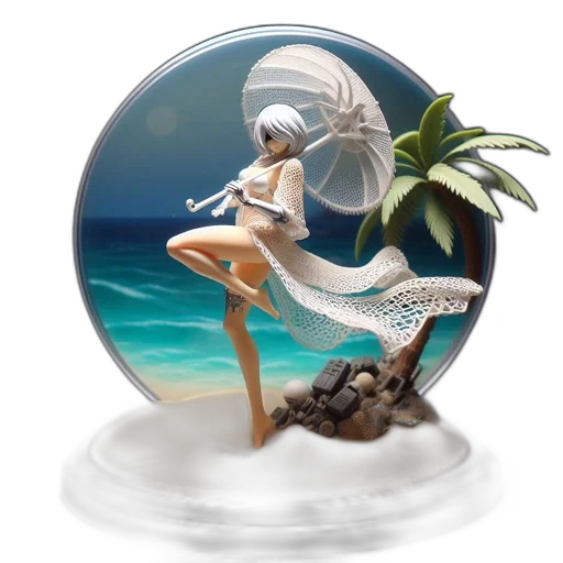 jewelry, fantasy art, concept art, 3d render, photorealistic, beach, underwater, outer space transparent PNG cut-out