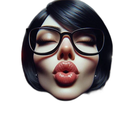 face, mask, photorealistic, 3d render, cartoon, comic book art, close-up, portrait transparent PNG cut-out
