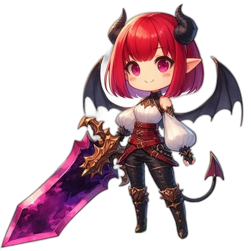 dragon, staff, weapon, sword, fantasy art, pixel art, concept art, anime transparent PNG cut-out