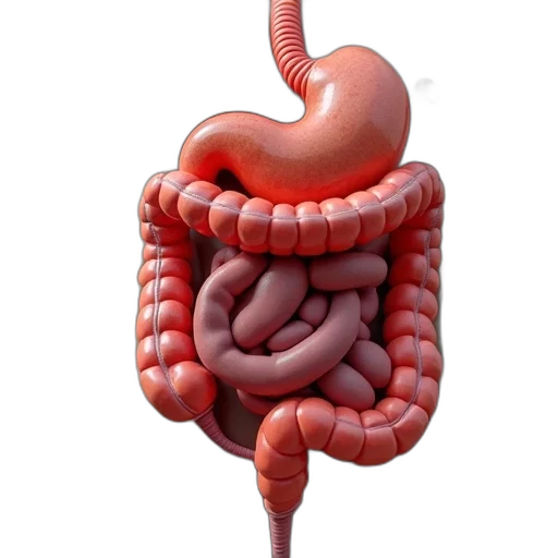 food, animal, jewelry, creature, 3d render, digest, organs transparent PNG cut-out