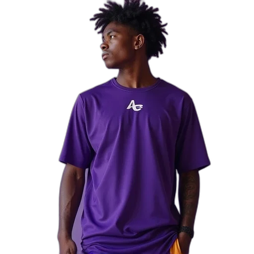 purple, twilat, sport, shirt transparent PNG cut-out