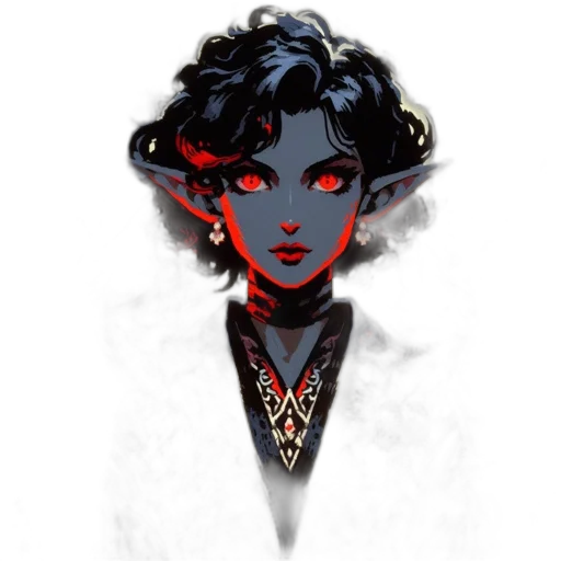 face, jewelry, staff, crown, concept art, fantasy art, pixel art, watercolor transparent PNG cut-out