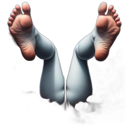 shoes, face, mask, robot, photorealistic, concept art, 3d render, artistic transparent PNG cut-out