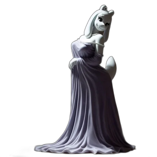 dress, crown, mask, creature, concept art, 3d render, fantasy art, photorealistic transparent PNG cut-out