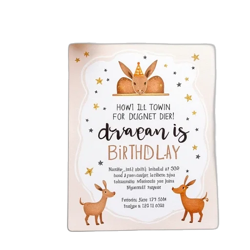 1st, birthday, invitation, wording transparent PNG cut-out