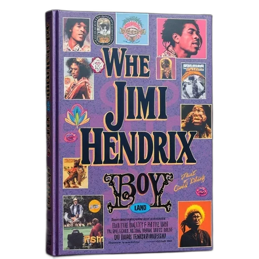book, cover, featuring, collage, images, related, jimi, hendrix transparent PNG cut-out