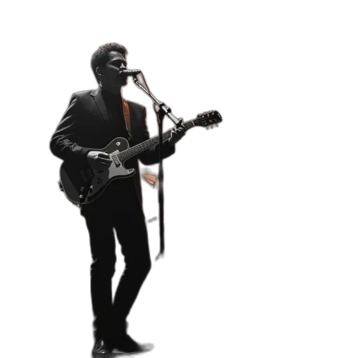 jacket, robot, staff, cartoon transparent PNG cut-out