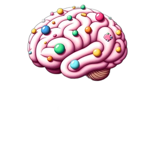 crown, hat, face, food, concept art, pixel art, 3d render, vaporwave transparent PNG cut-out