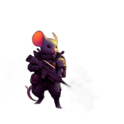 staff, weapon, creature, robot, concept art, fantasy art, pixel art, 3d render transparent PNG cut-out