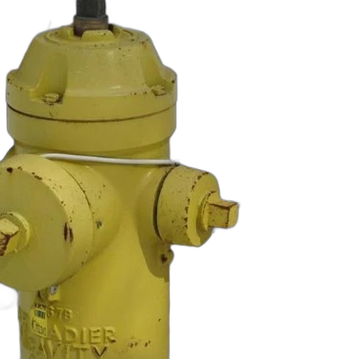 bottle, robot, weapon, 3d render, yellow, fire, hydrant, word transparent PNG cut-out