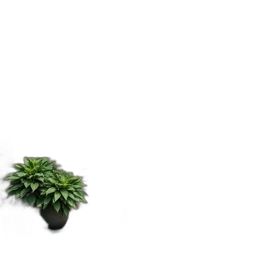 tree, flower, hat, crown, 3d render, photorealistic, concept art, pixel art transparent PNG cut-out