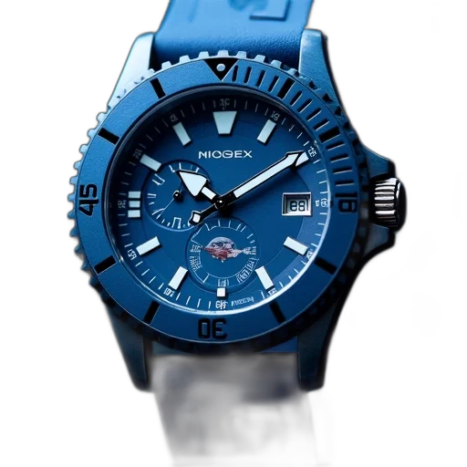 jewelry, blue, watch, shark transparent PNG cut-out